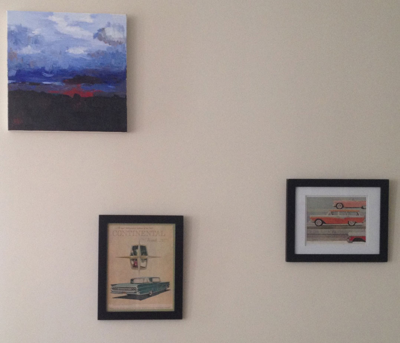 Illustration for article titled Flea market ads matted and framed